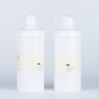 500 ml de forma redonda bomba de loção de plástico garrafa sem ar garrafa inovadora design sem ar