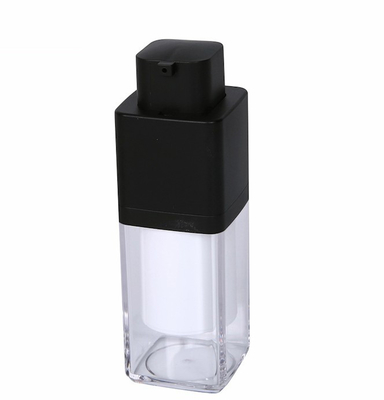 Design Luxury Airless Acrylic Lotion Bottle com 20ml 30ml 50ml Capacidade e bomba